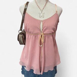 Vintage Pink Sleeveless Top